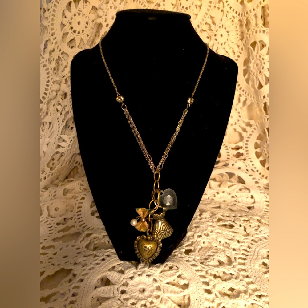 Vintage Betsey Johnson Doll House Necklace